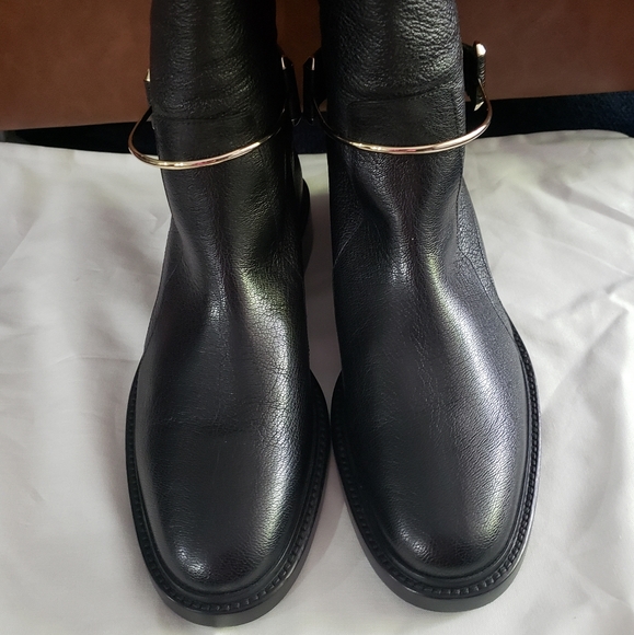 Balenciaga metal bar leather boots - Picture 9 of 12